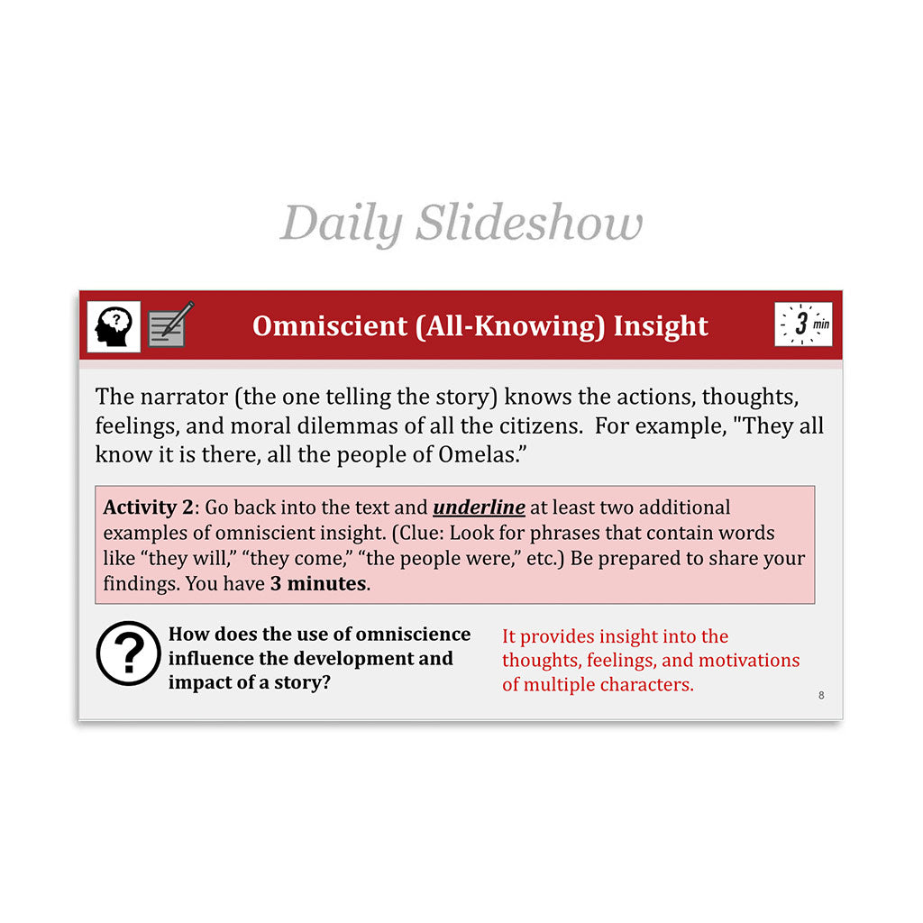 The Ones Who Walk Away from Omelas