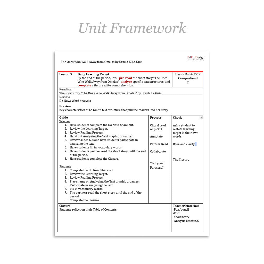 The Ones Who Walk Away from Omelas