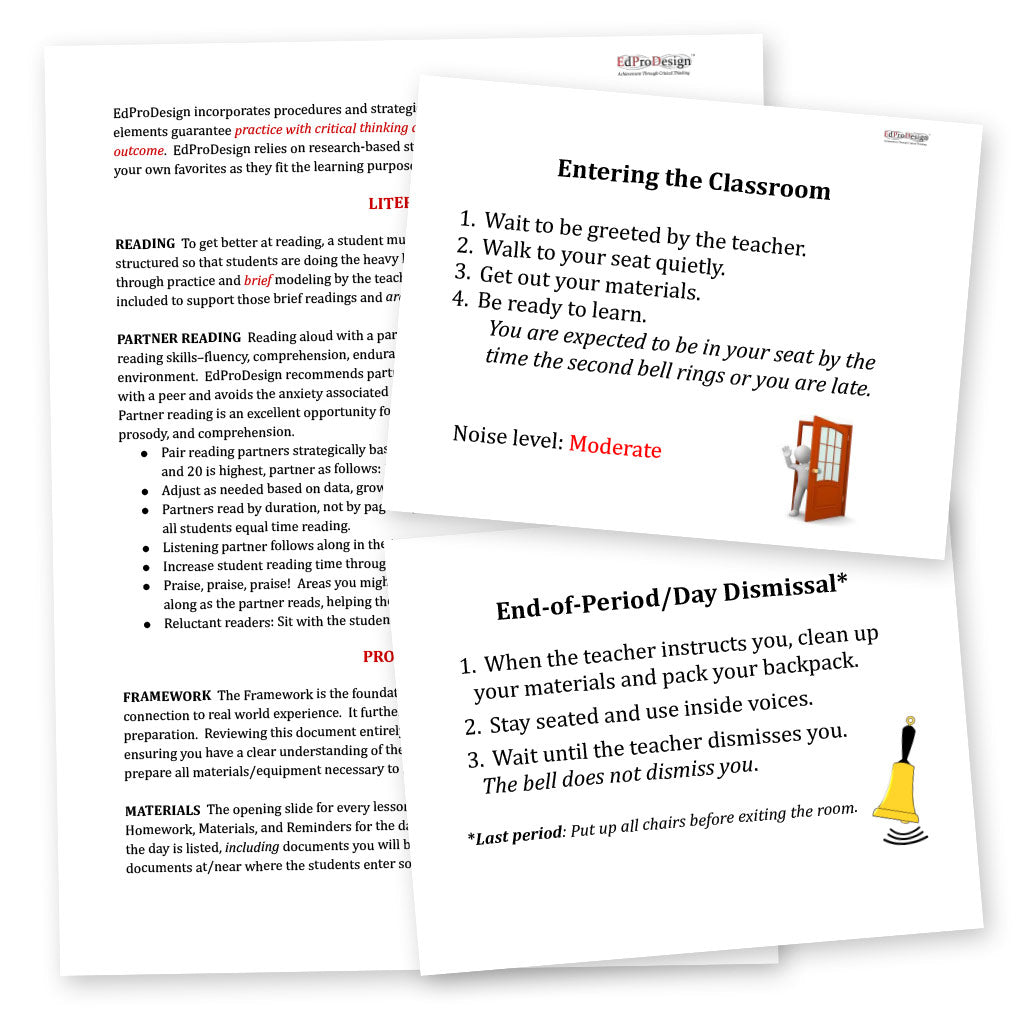 FREE Classroom Management Procedures