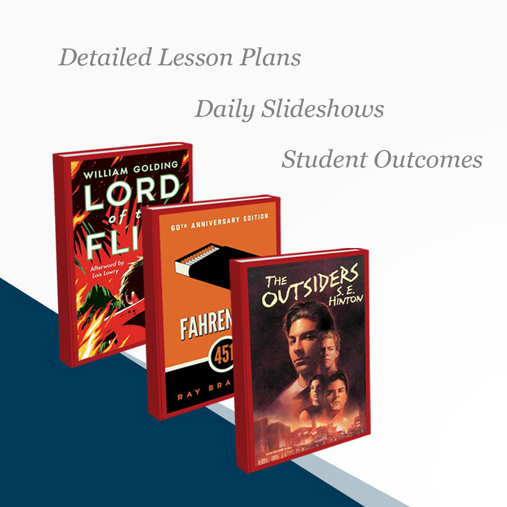 Every unit comes with lesson plans, daily slideshows, and student assessments.