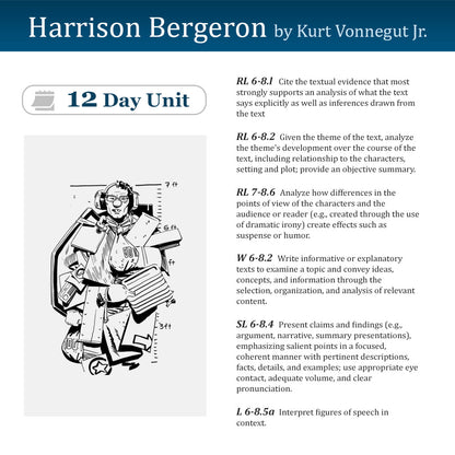 Harrison Bergeron Unit with Daily Lesson Plans