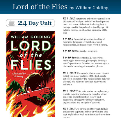 Lord of the Flies Unit with Daily Lesson Plans