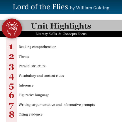 Lord of the Flies Unit with Daily Lesson Plans