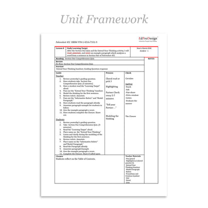 Fahrenheit 451 Unit with Daily Lesson Plans